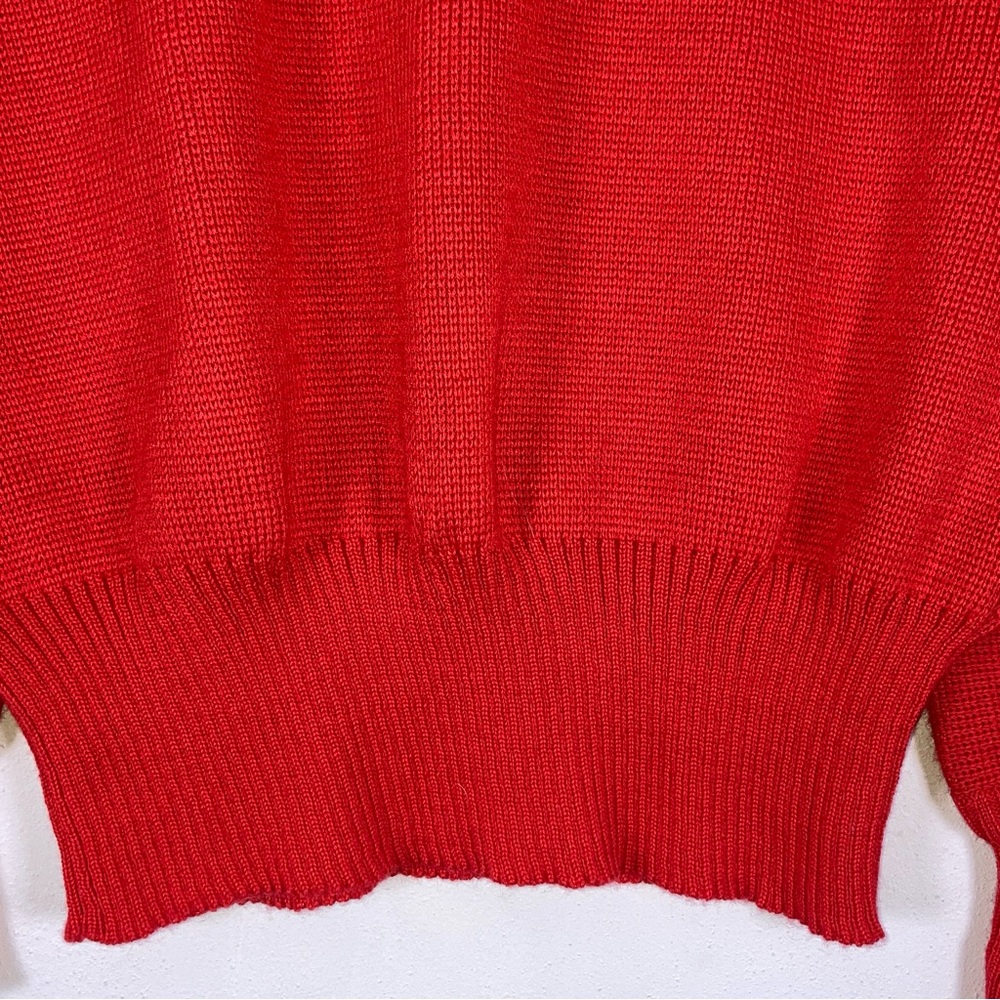 Obermeyer Sweater Round Neck  Men's M Ski Apine   Red Blue Yellow - Picture 6 of 14